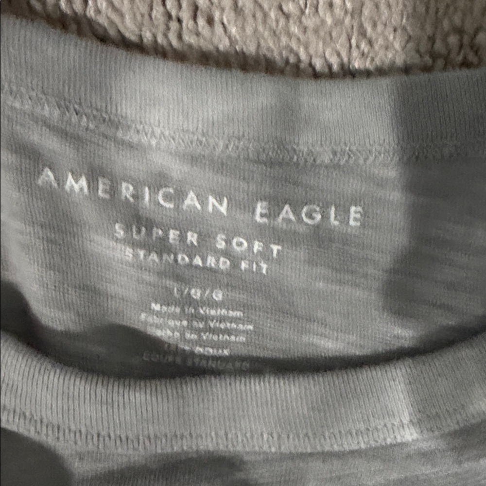 American Eagle Gray Super Soft Tee - image 2
